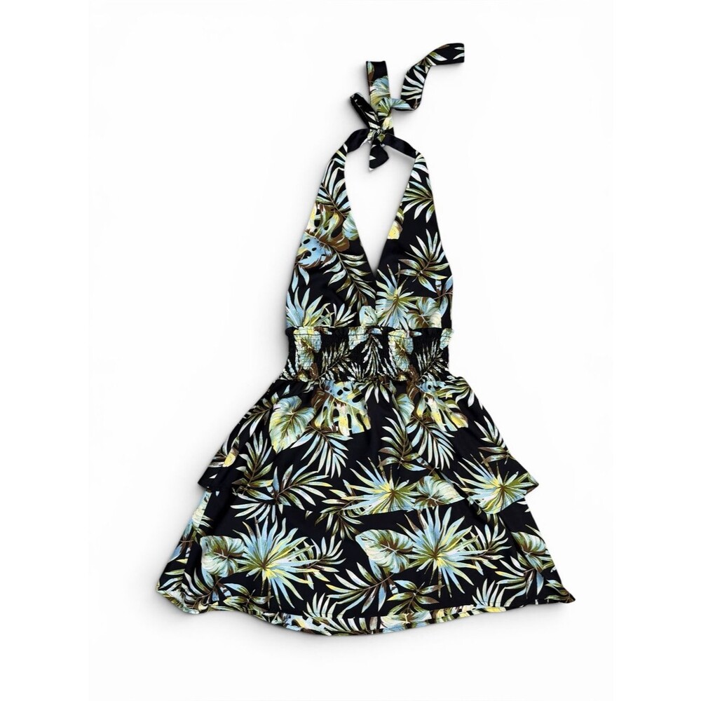 Madden NYC Tropical Halter Mini Dress Size Small